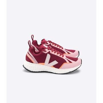 Veja CONDOR MESH Women's Running Shoes Burgundy | NZ 388GSO